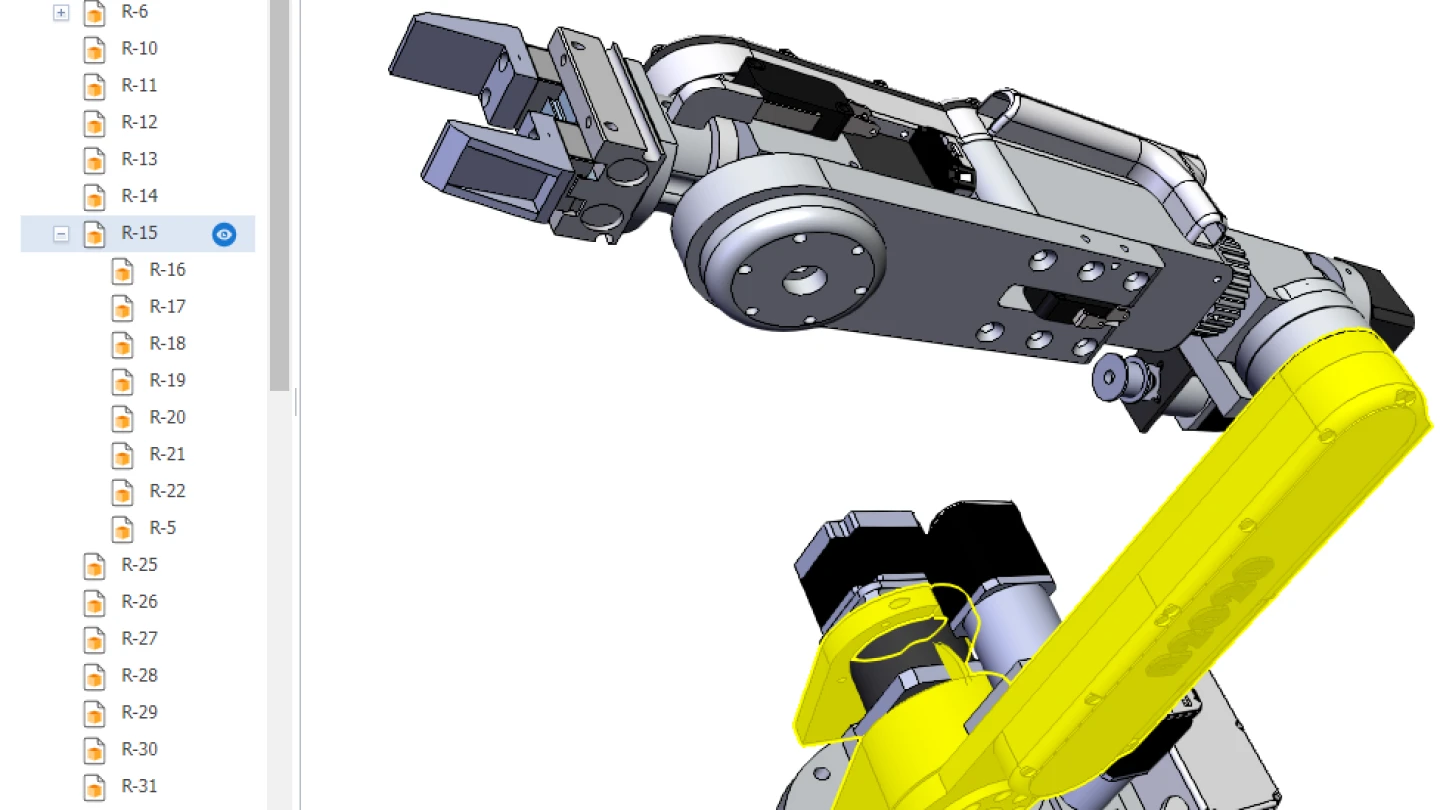 Browsing CAD Model Assemblies and Parts with Monolithic Viewer - Aras Docs
