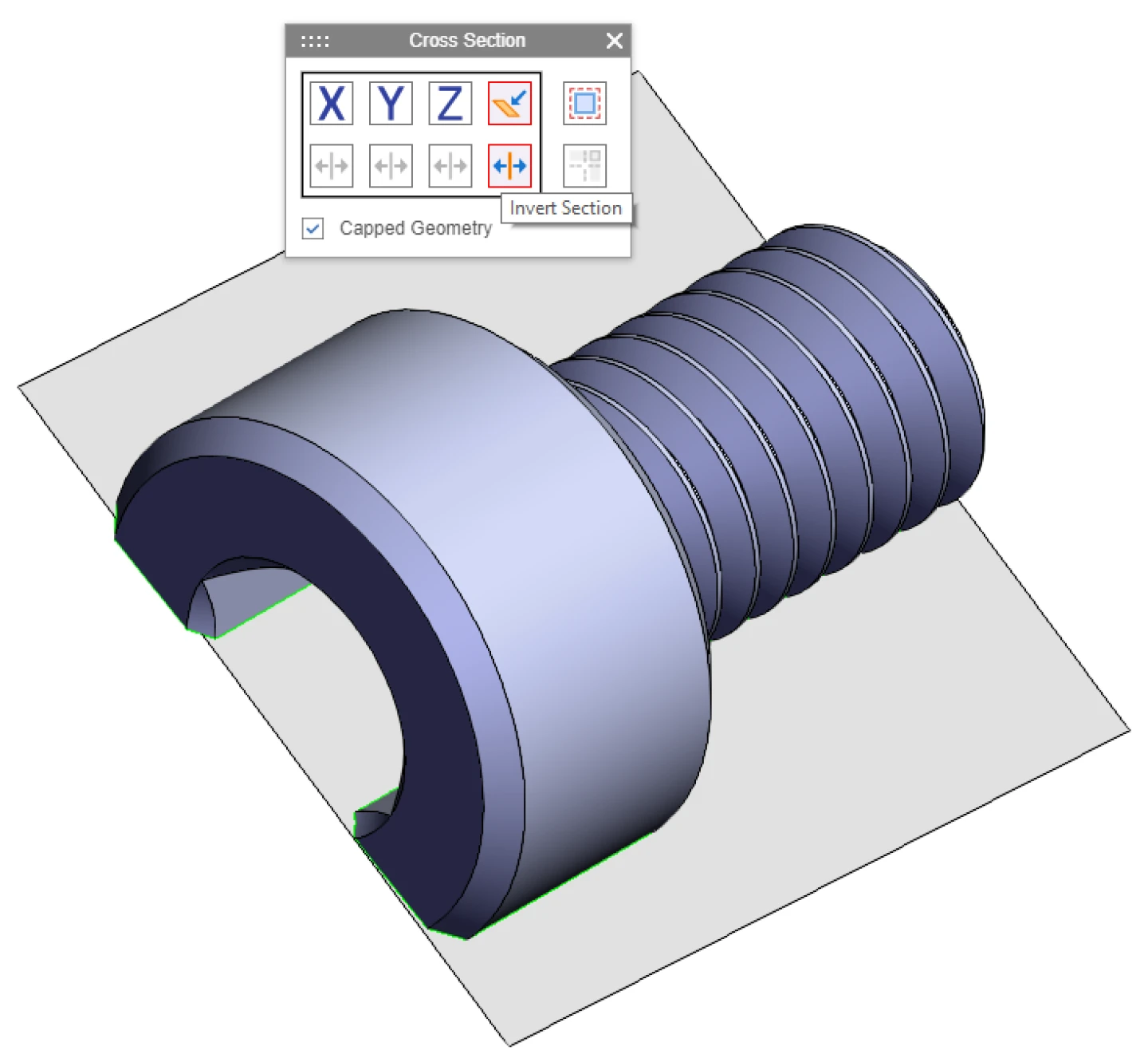 Cross Section Viewing of the CAD Model - Aras Docs