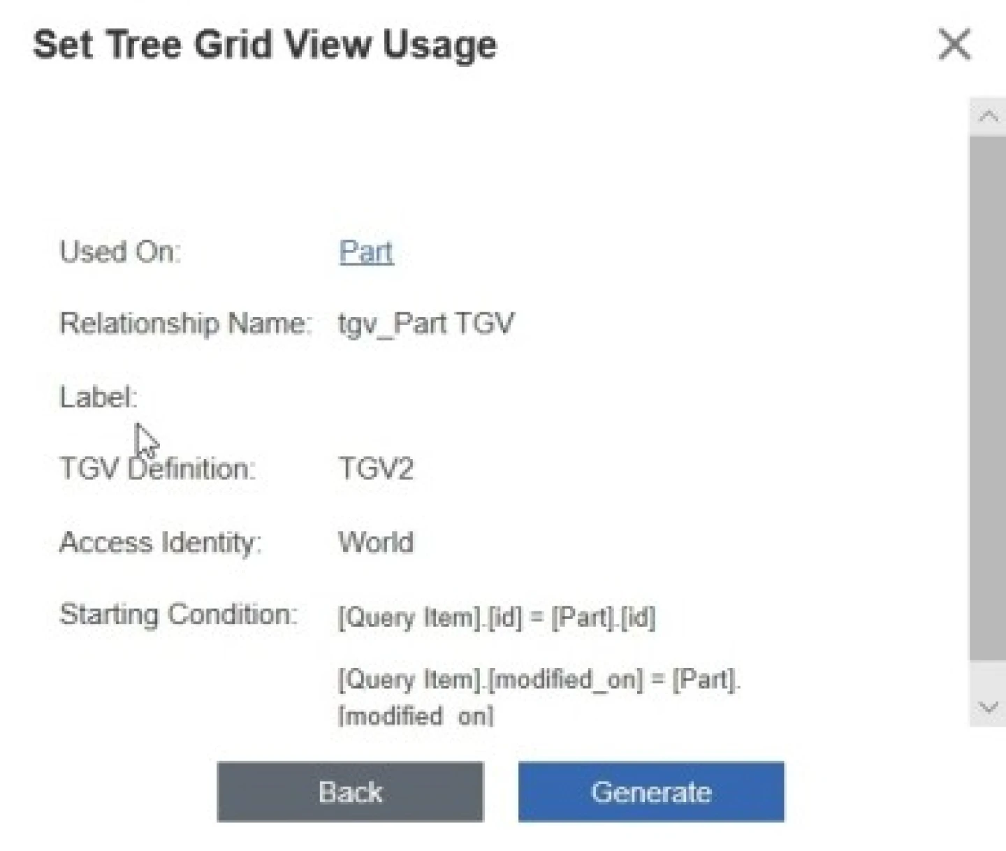 Virtualstringtree Grid Attaching the Tree Grid View to an ItemType - Aras Docs