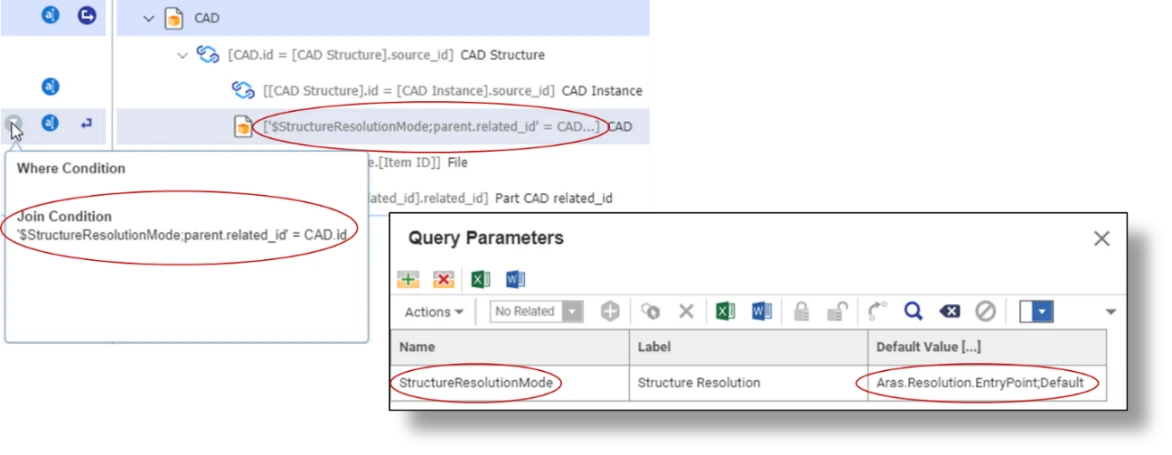 Arg Query Example Customizing the Query Definition - Aras Docs