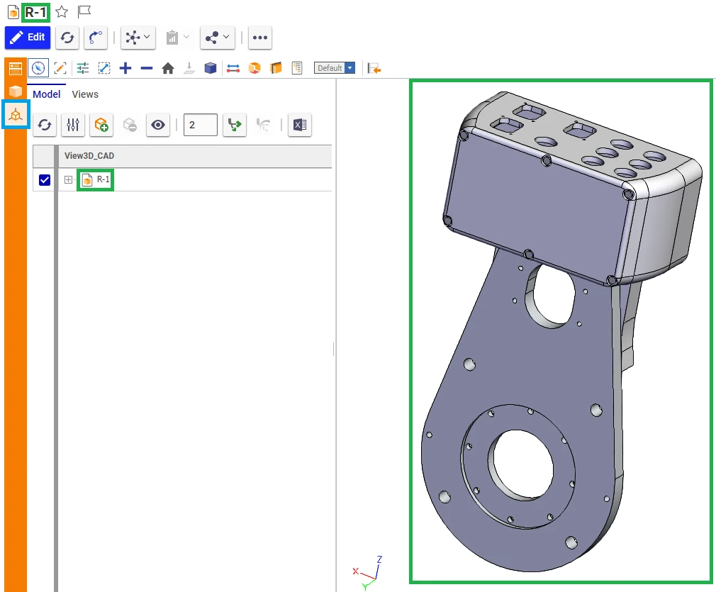 Random Cad Part Browsing CAD Model Parts in Dynamic and Streaming Viewers - Aras Docs